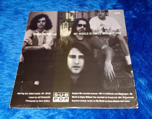 Afghan Whigs Conjure Me b/w My World Is Empty SUB POP 7" SINGLE Magenta Vinyl - Picture 5 of 5