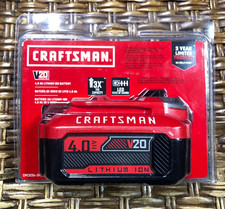 Craftsman CMCB204-OPE V20 20V 4Ah Rechargeable Lithium Battery High Capacity 