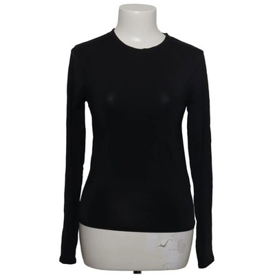 Zara, Langarmshirt, Größe: L, Schwarz, Elasthan/Polyamid, Einfarbig, Damen #Crb