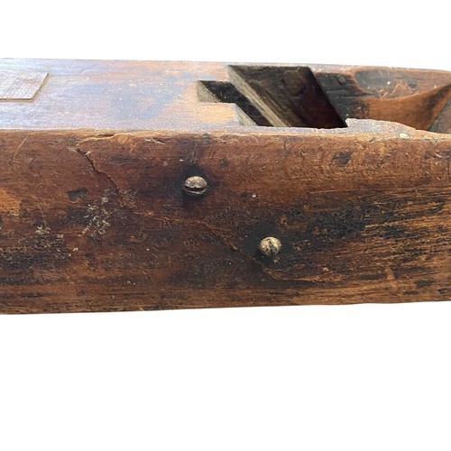Antique W Butcher 16" Carpenter Wood Plane 2-1/8" Cast Steel Blade - Picture 8 of 13