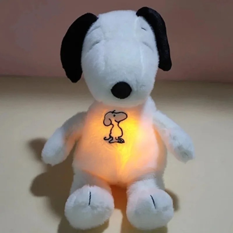 2026 Breathing Snoopy Glow Plush Toy with Relaxing Music &ndash;