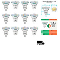 Led-Leuchtmittel 3W MR11 12V GU4 Bi-Pin, Weiches