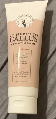 Barefoot Academy Visible Results Callus Exfoliating Cream 8 fl oz Feet
