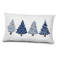 Navy Blue Christmas Decorations 20" x 12" Pack of 1 Navy Blue Christmas Tree