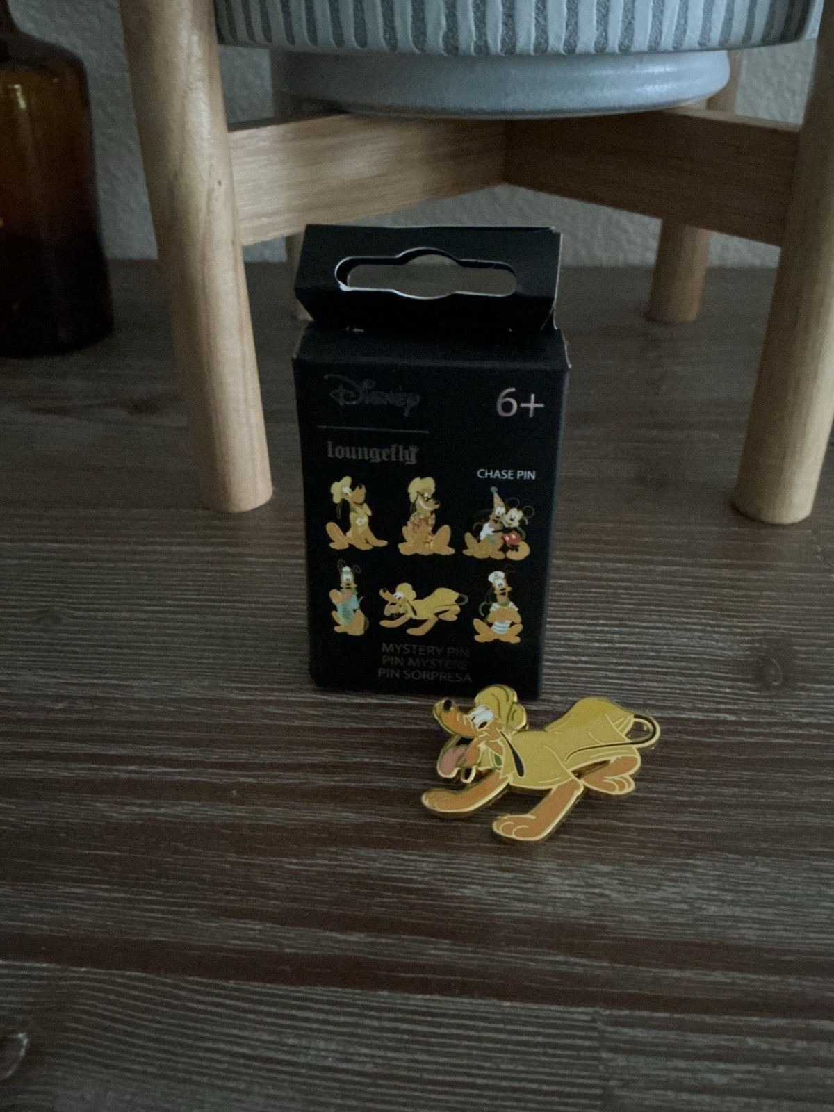 Loungefly Disney Pluto 95th Anniversary Costume Mystery Pin Raincoat