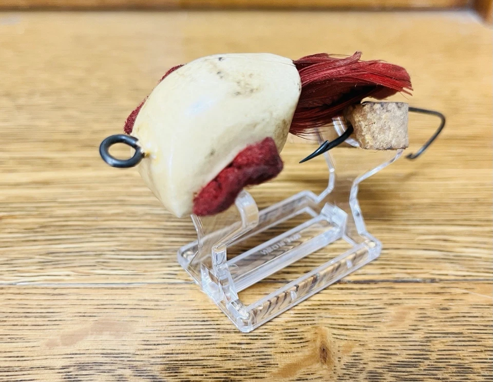 Isca de pesca antiga vintage 1904 Jamison 1 5/8" COAXER #1 machados água doce 1,25" - Imagem 2 de 4