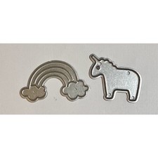 Recollections Unicorn  Rainbow Metal Die Cuts for Card Making