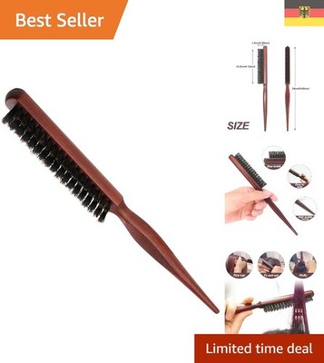 Teasing Hair Brush Boar Bristle, Haarbürste Wildschweinborsten, Toupierbürste