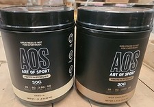 (2) Variety Pack AOS Whey Protein Powder 2.3lb Tot Exp 10/25 Chocolate Vanilla 9.56 per gallon