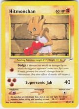 Pokemon TCG Hitmonchan Neo Destiny 69/105 Common HP on eBay