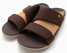 Spenco Kholo Nuevo Women's Size 7.5 French Roast Comfort Slide Sandals NWOB