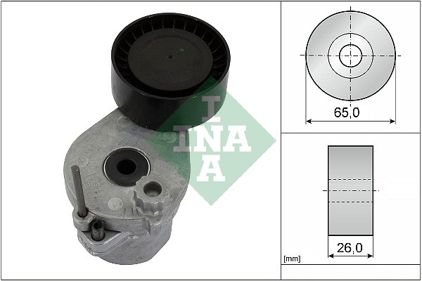 534 0693 10 INA belt tensioner, V-ribbed belt for Mercedes-Benz