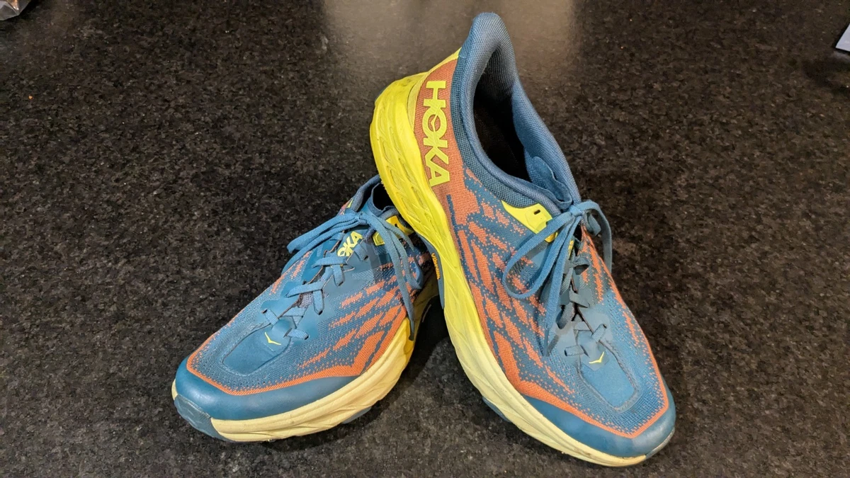 Hoka One One HOKA Speedgoat 5 Blue Coral Evening Primrose  display picture 3