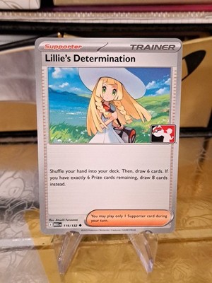 Lillie's Determination Pokemon Prize Pack Series 8 Promo Pokemon