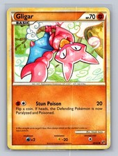Gligar 49/90 Common HGSS Undaunted Pokemon Lightly Played