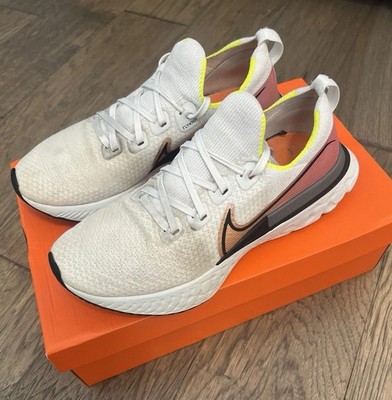 Nike React Infinity Run White Pink Running Shoes Men s Size 11.5 CD4371 004