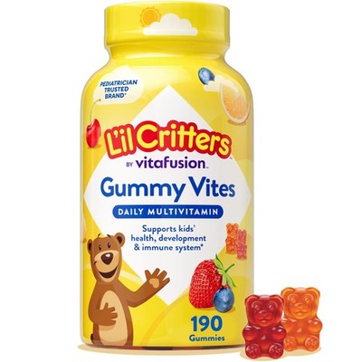 L'il Critters Gummy Vites Daily Kids Multivitamins 190 Count (Pack of 1) 