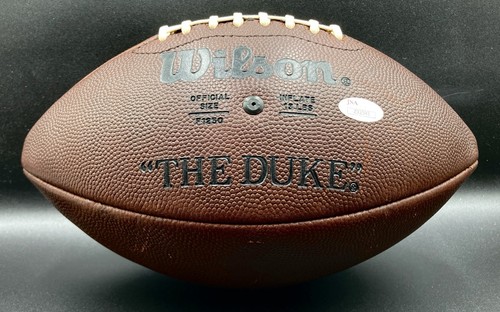 Johnny Unitas Signed THE DUKE Football JSA LOA RARE NFL Wilson Baltimore Colts - Picture 3 of 5