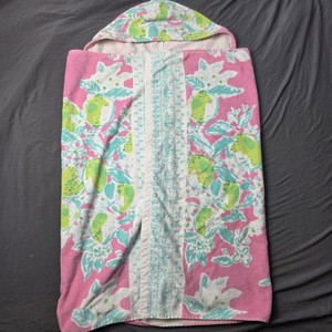Pottery Barn Lilly Pulitzer Kids Baby Beach Bath Hooded Towel