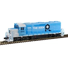 Atlas N Scale ~ GP-38 Master Gold ~ Rock Island #4310 ~ DC/DCC Sound ~ 40005631