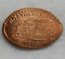 Fire Engine & Firemen ~ Northeast Texas Children s Museum copper elongated penny