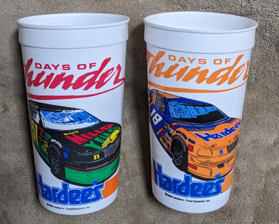 Vintage 1990 Days of Thunder Hardees  Nascar Cup Paramount Cole Trickle Lot of 2