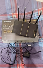 ASUS RT-AX57 Dual Band WiFi 6 Extendable Router (ORIGINAL BOX +ALL CABLES)