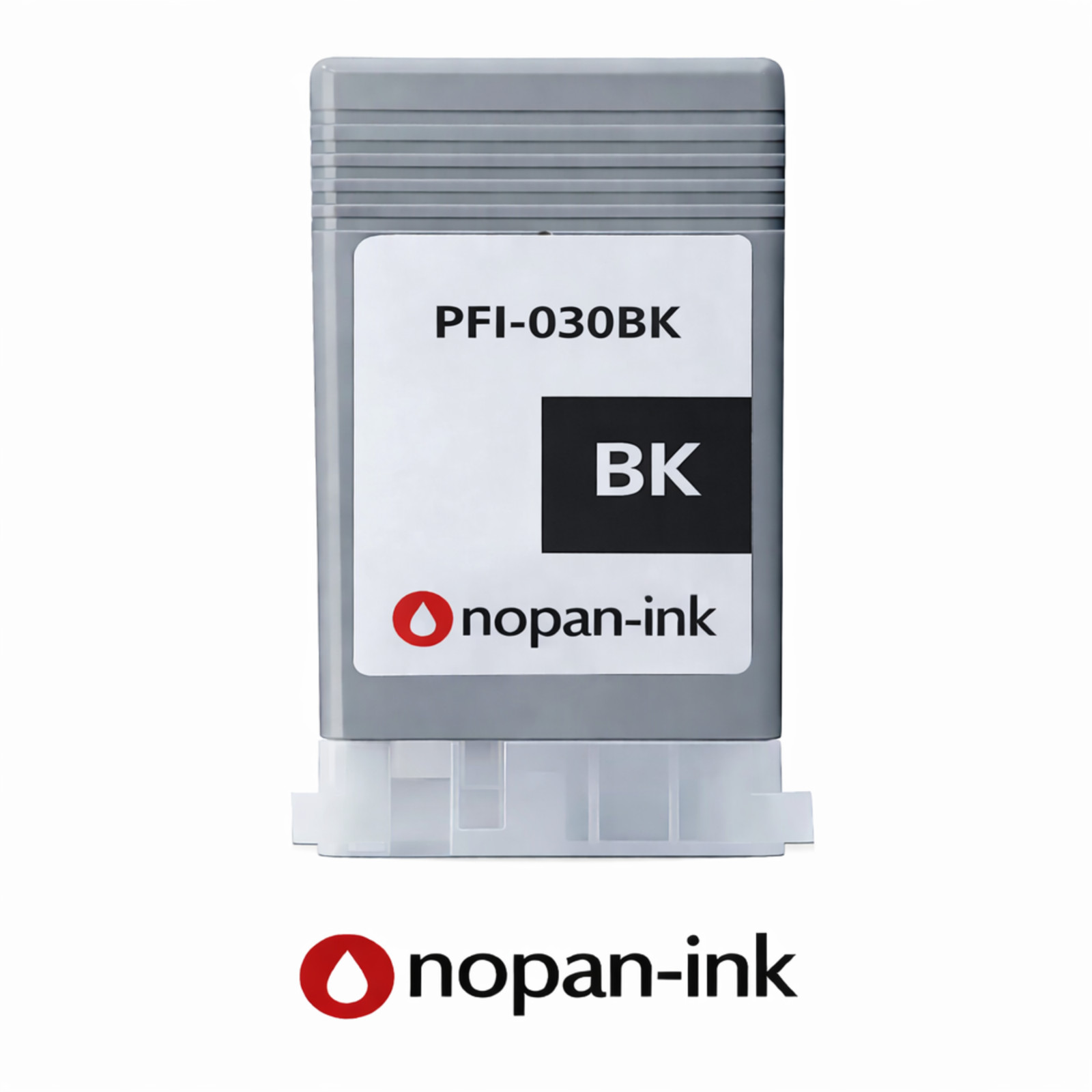 Cartouche PFI030 Noir NOPAN-INK 55 ml pour imprimante grand format