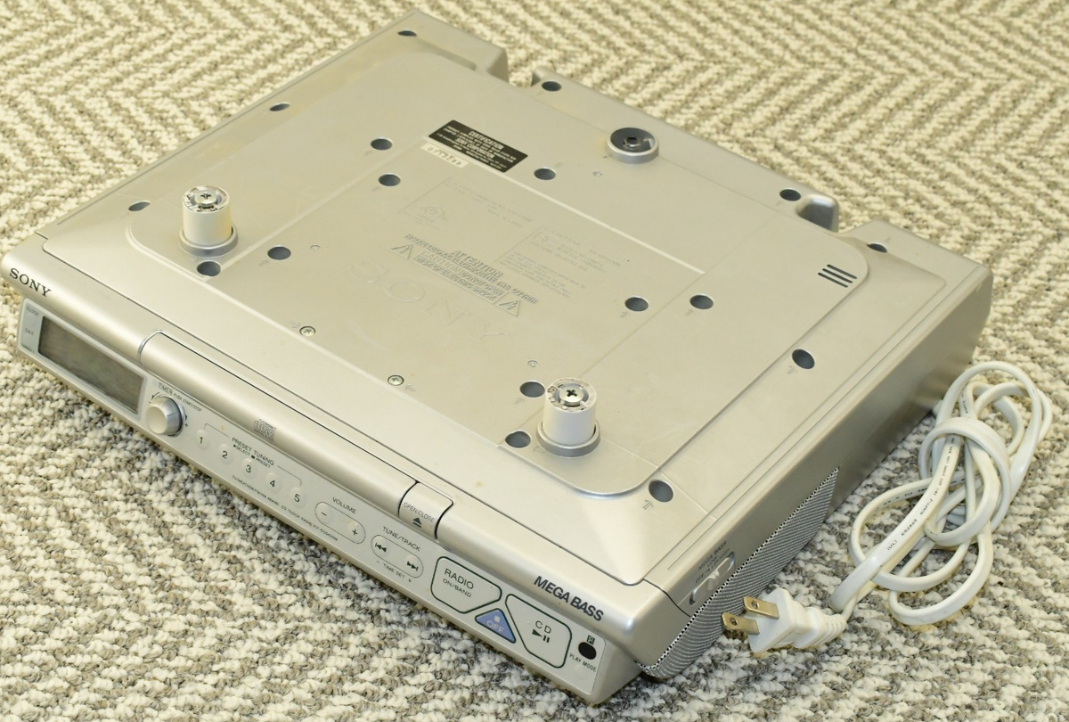Sony ICF-CD543RM Under Cabinet FM/AM & CD Player- TESTED - MISSING