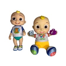 Cocomelon JJ Doll Bundle Learn with Me Interactive Plush  JJ Dress with Me