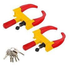 Wheel Lock, 2 Packs Universal Wheel Clamp Lock,Heavy-Duty Car Security Trailer