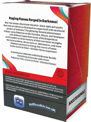 Pokemon Scarlet & Violet SV3 Obsidian Flames Booster Bundle | eBay