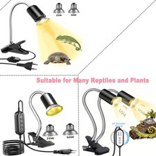 Terrarium Aquarium Heizlicht Wärmelampe UVA UVB E27 Reptilien Strahler 25/50W