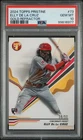 2024 TOPPS PRISTINE GOLD REFRACTOR #73 ELLY DE LA CRUZ ROOKIE RC 38/50 PSA 10