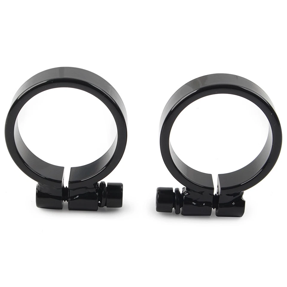 Super abrazaderas de escape para Harley XL Ironhead Sportster 1000 modelo 57-85 BLK Foto 4 de 4