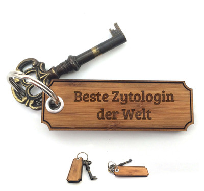 Schlüssel Anhänger Zytologin - Geschenk Schenken Rente Berufsausbildung deko