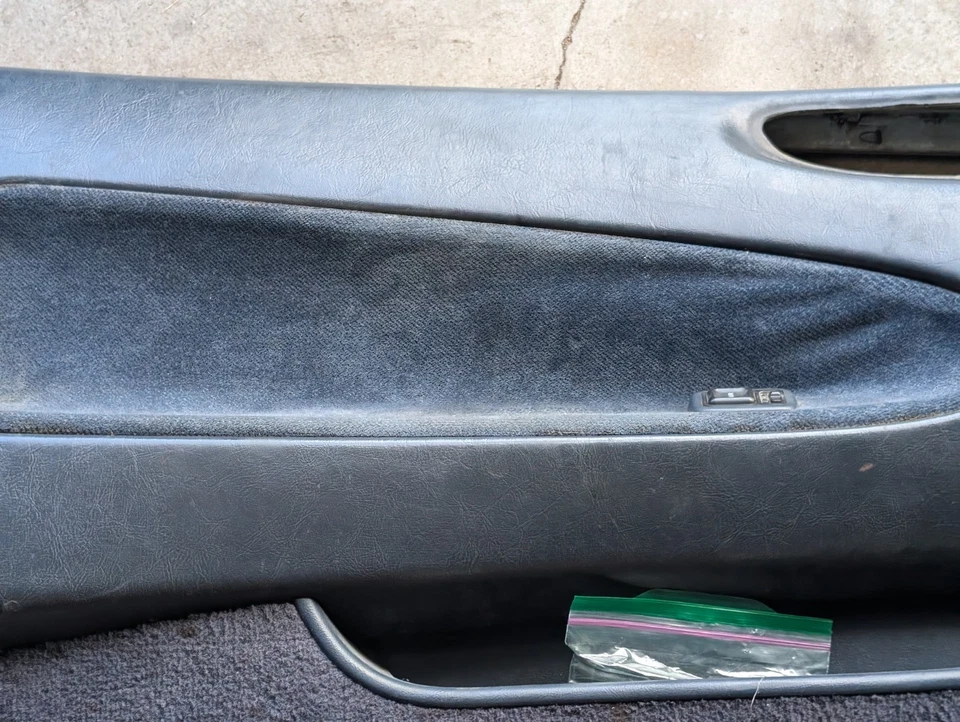 Painel de porta lateral para motorista Honda Prelude 1992-1996 fabricante de equipamento original azul - Imagem 2 de 4