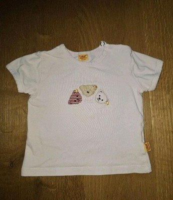 Gr.68 Steiff 3 Bären zartrosa T-Shirt Mädchenshirt Babyshirt Sommeroberteil