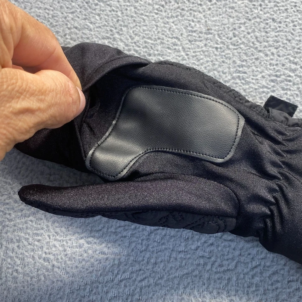 Guantes suaves para mujer Calvin Klein guantes básicos esenciales para todos los días talla M negros Foto 2 de 4