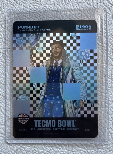 2026 Bo Jackson Battle Arena Pukadot Big Pixel Battlefoil Ice SP 190 Power