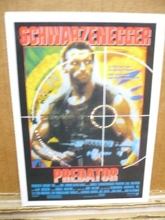 PREDATOR film card (Arnold Schwarzenegger)