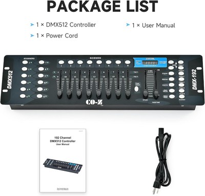 dmxページ CO-Z 192 DMX 512 Stage DJ Light Controller Lighting Party