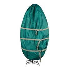 Upright Christmas Tree Storage Bag - Canvas Cover for 7.5-Foot Artificial 