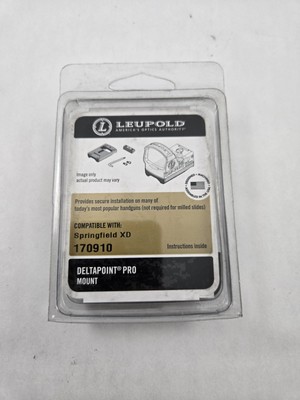 NEW Leupold DeltaPoint Pro Springfield XD Dovetail Red Dot Mount 170910