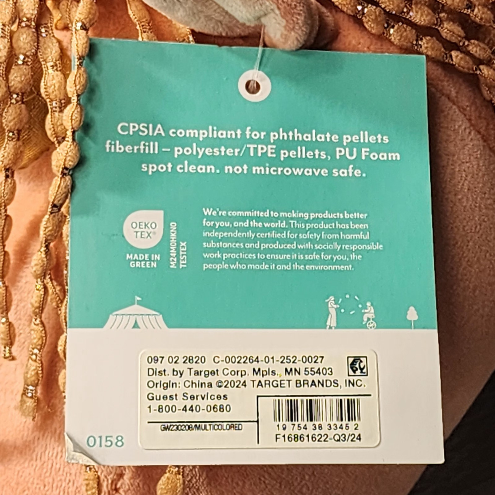 Pegasus Pillowfort Weighted Plush Stuffed Pink Pegasus NWT 