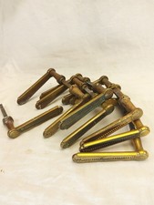 Lot 13 Poignées Portes Anciennes Laiton