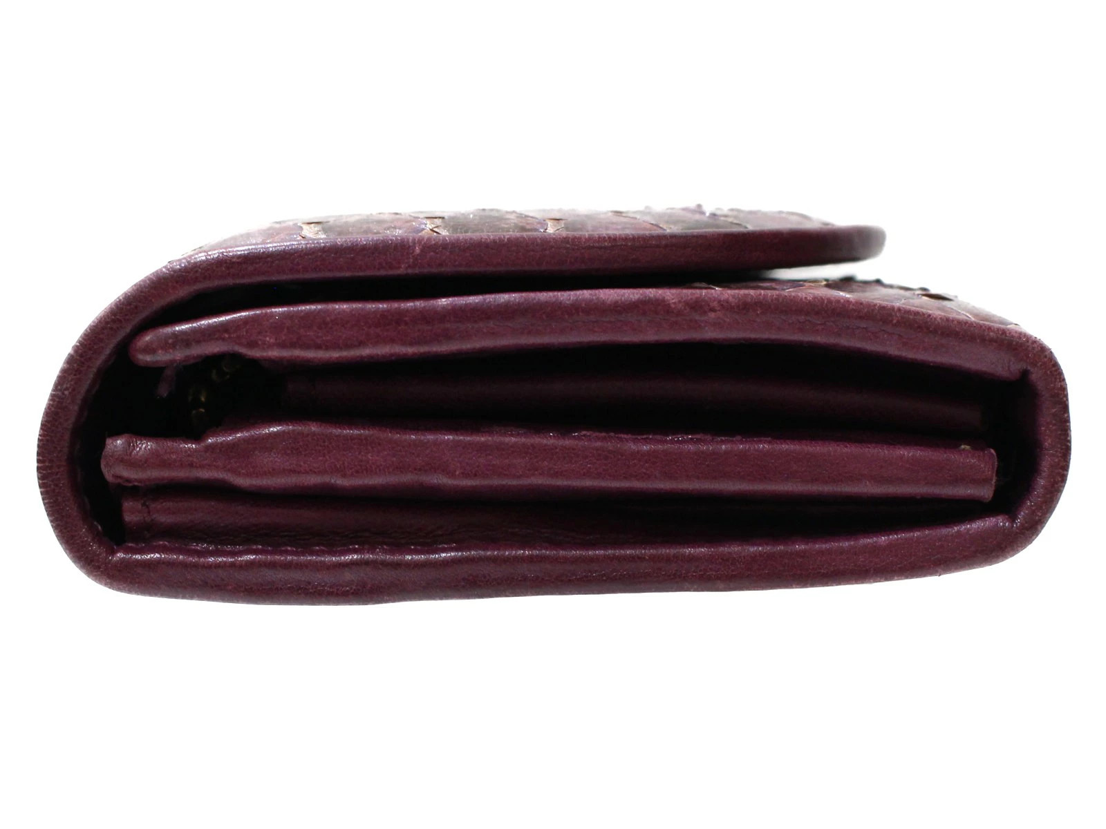 Gucci 245739 Python G Double G Continental Wallet… - image 4