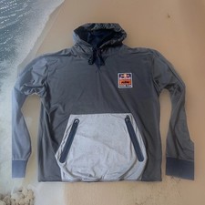 Red Bull Redbull Racing Logo Patch Sweatshirt Hoodie Adult Small Gray F1 Vintage