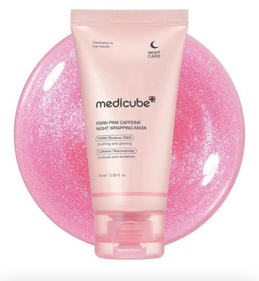 Medicube PDRN Pink Caffeine Night Wrapping Mask - 75 ml / 2.53 fl oz.