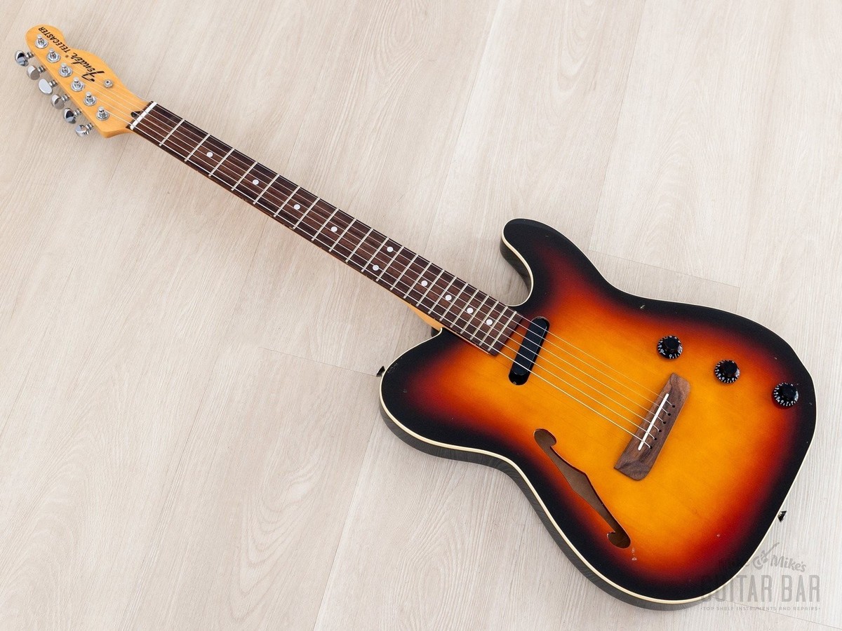 1996 Fender Thinline Telecaster TLAC-100 Sunburst Piezo & Lace